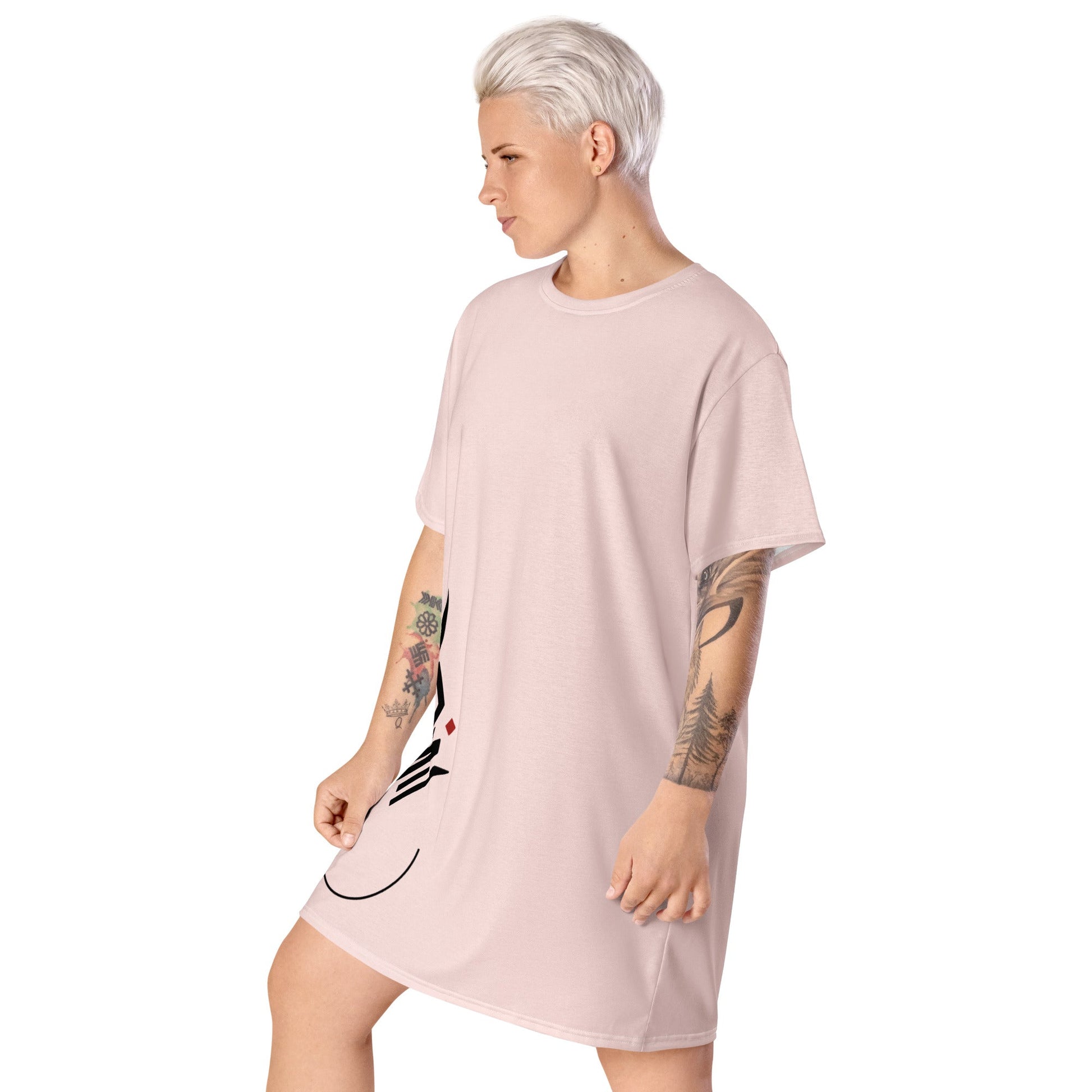 AL - BADR (THE MOON) Women's T - Shirt Dress - BONOTEE