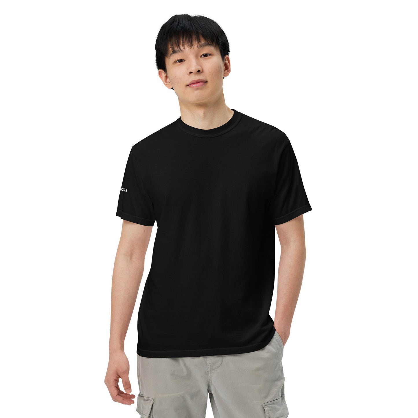 Back Printed Men's Heavyweight Tee SOUL - BONOTEE