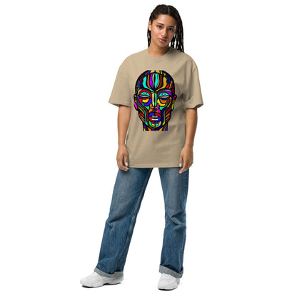 COLORFUL TRANSFORMATION 2 Unisex Oversized Faded T-Shirt - BONOTEE