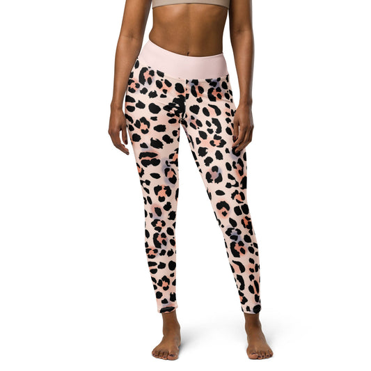Comfortable Yoga Leggings With Leopard Pattern - BONOTEE