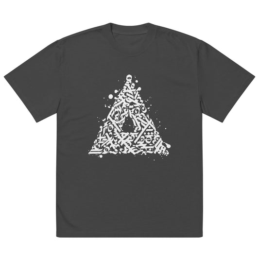 Crew Neck Oversized Faded T - Shirt THE TRIANGLE - BONOTEE