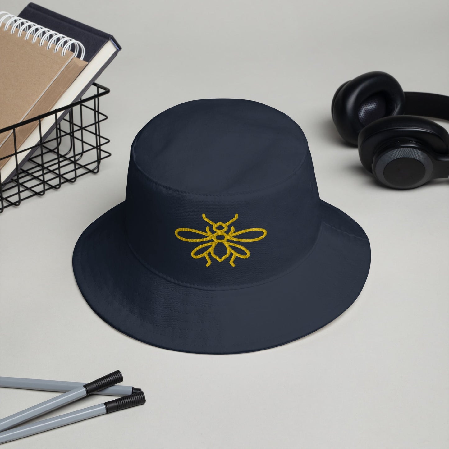 Embroidered Bucket Hat APHID WITH WINGS - BONOTEE