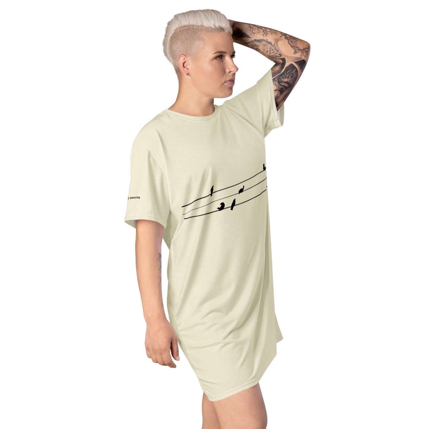 FLY ON THE WALL Women's T - Shirt Dress - BONOTEE