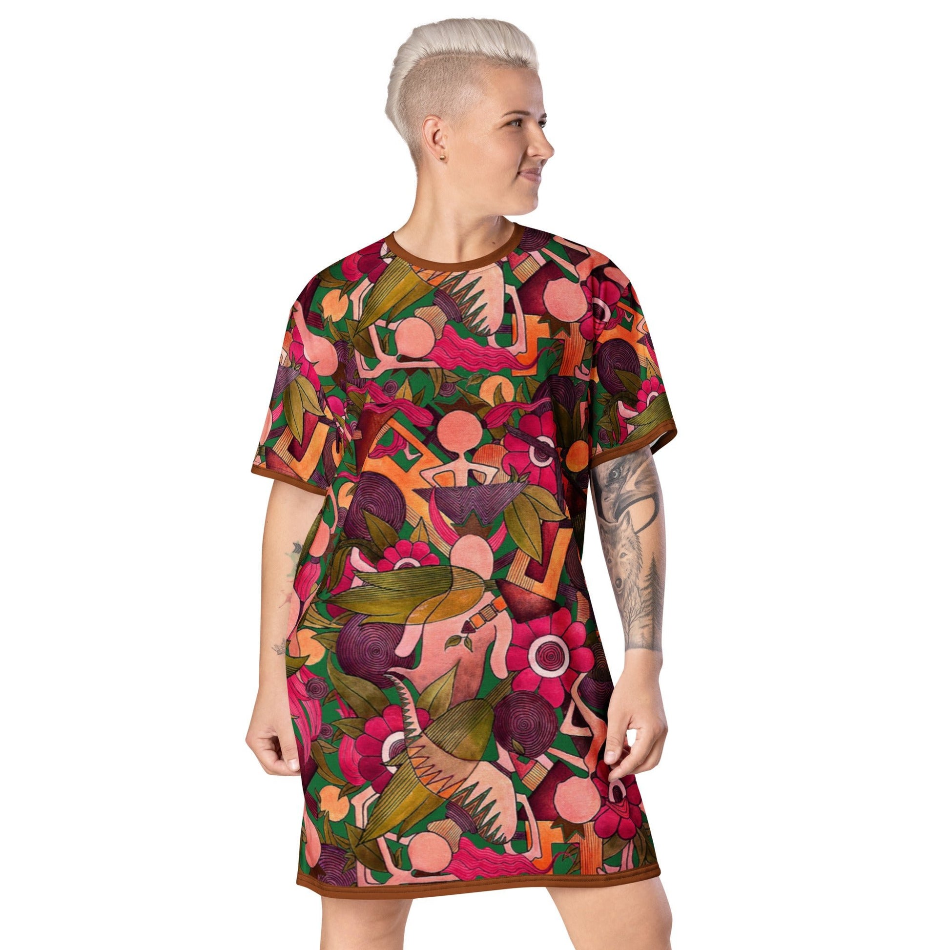 LOTUS Women's T - Shirt Dress - BONOTEE