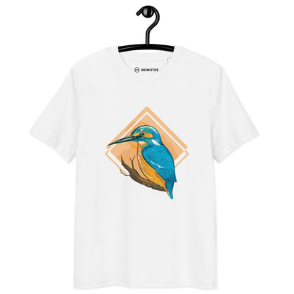 Medium Fit Short Sleeve Women's Cotton T - Shirt KINGFISHER - BONOTEE