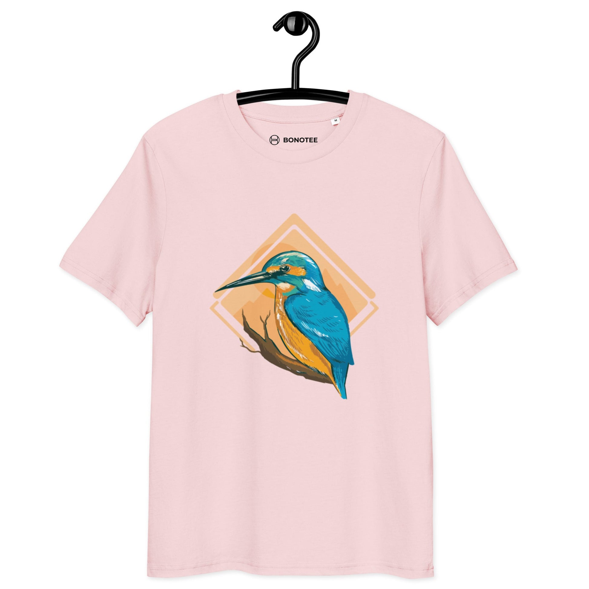 Medium Fit Short Sleeve Women's Cotton T - Shirt KINGFISHER - BONOTEE