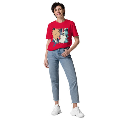 Medium Fit Women's Organic T - Shirt ROMANTIC COUPLES 2 - BONOTEE