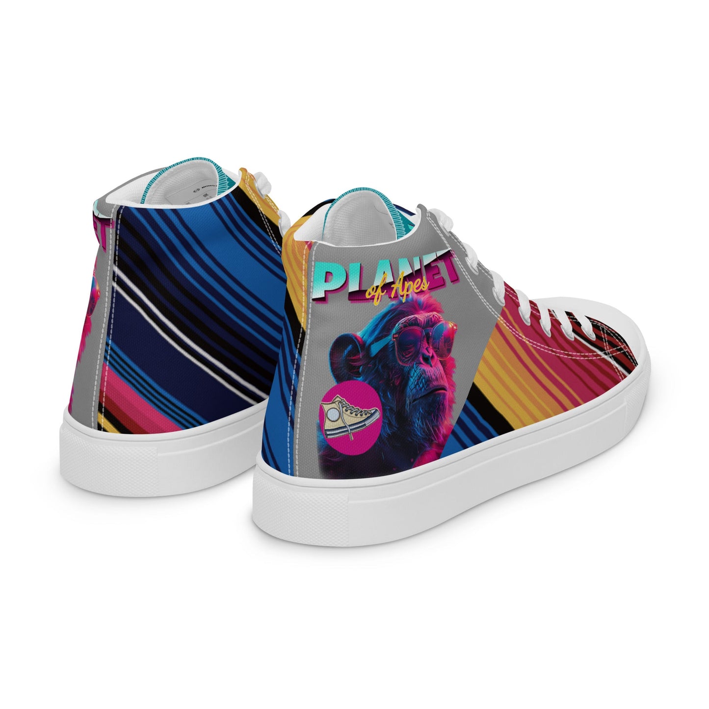 Men's High Top canvas Sneaker PLANET OF APES - BONOTEE