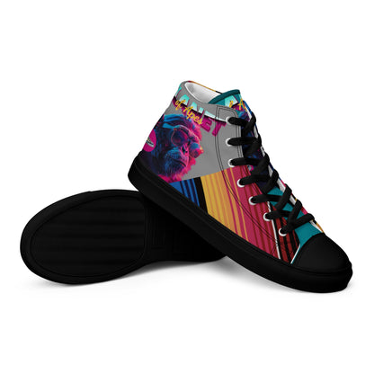 Men's High Top canvas Sneaker PLANET OF APES - BONOTEE