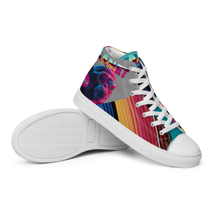 Men's High Top canvas Sneaker PLANET OF APES - BONOTEE