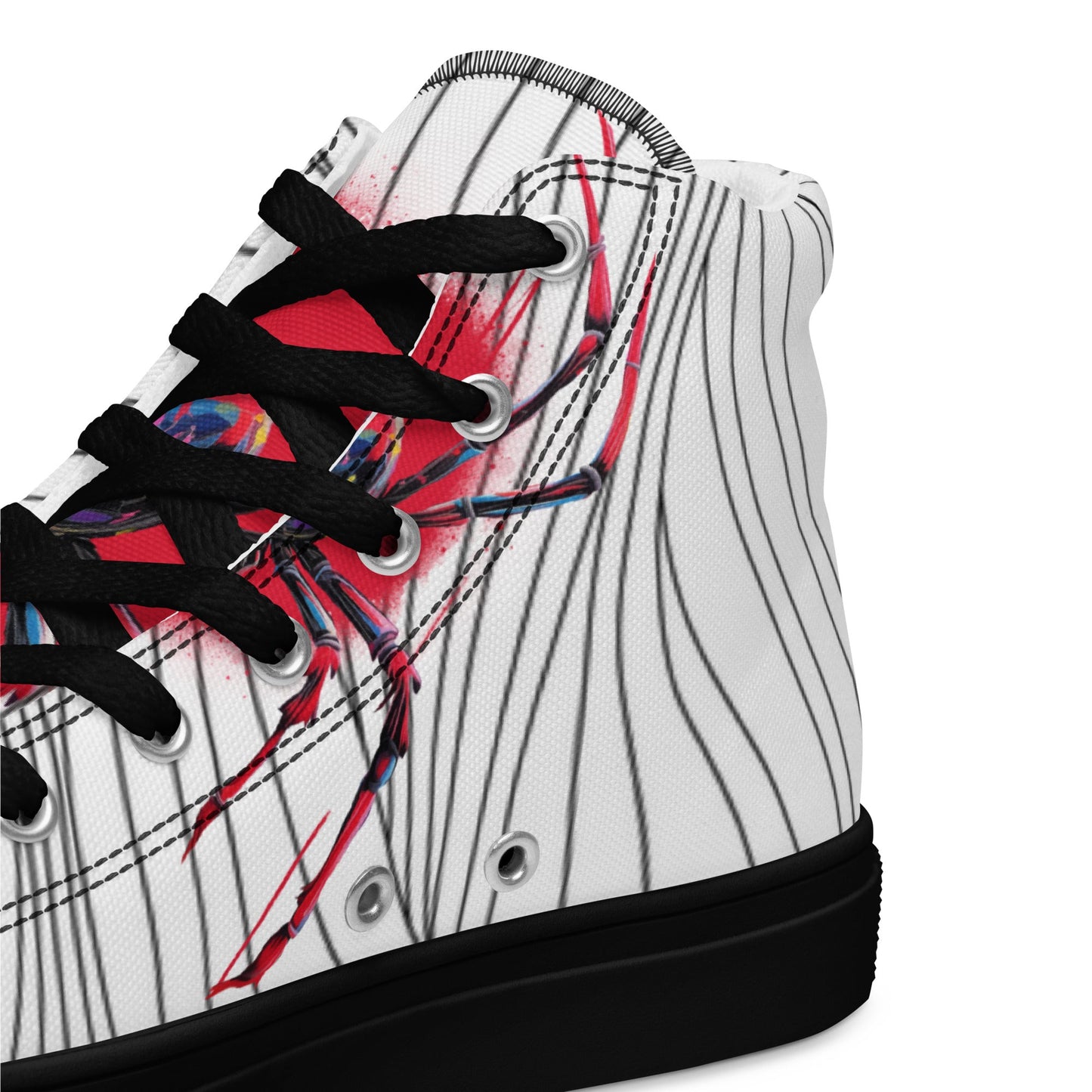 Men's High Top Canvas Sneakers THE SPIDER - BONOTEE