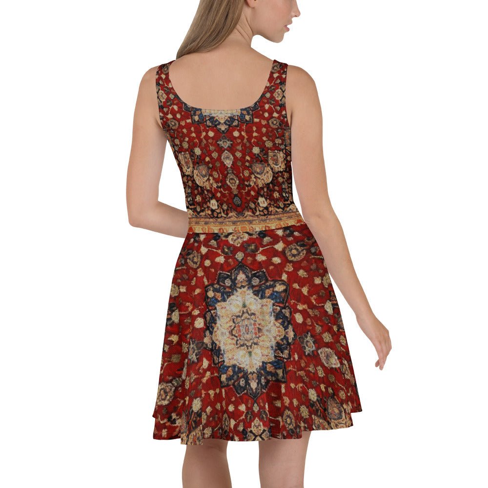 Mid - thigh Skater Women's Dress RUG 6 - BONOTEE