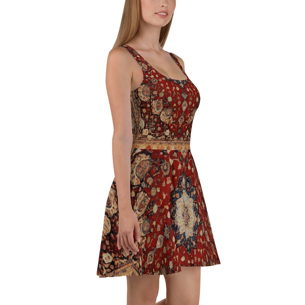 Mid - thigh Skater Women's Dress RUG 6 - BONOTEE