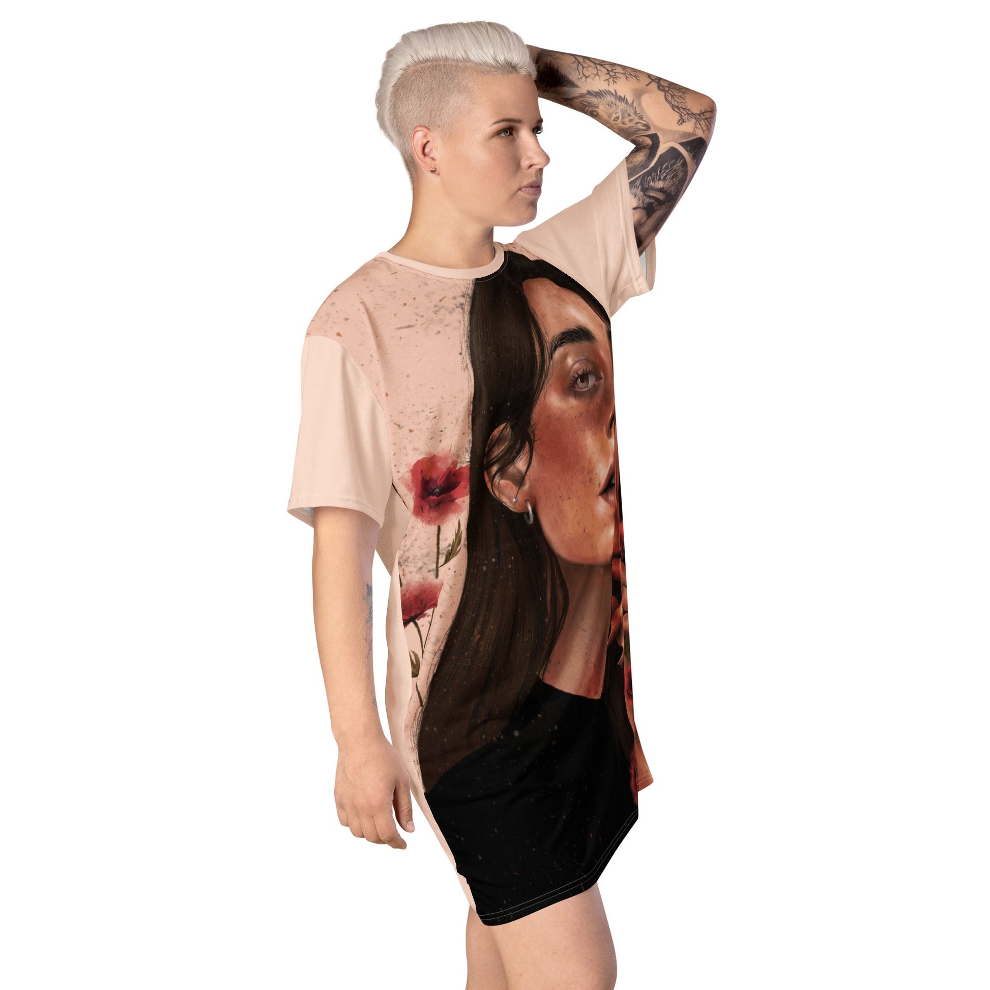 PETAL Women's T - Shirt Dress - BONOTEE