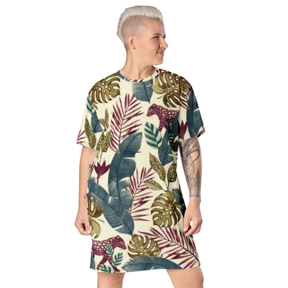 SECRET OF JUNGLE Women's T - shirt Dress - BONOTEE