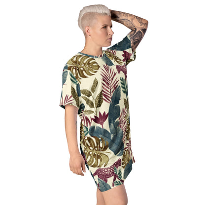 SECRET OF JUNGLE Women's T - shirt Dress - BONOTEE