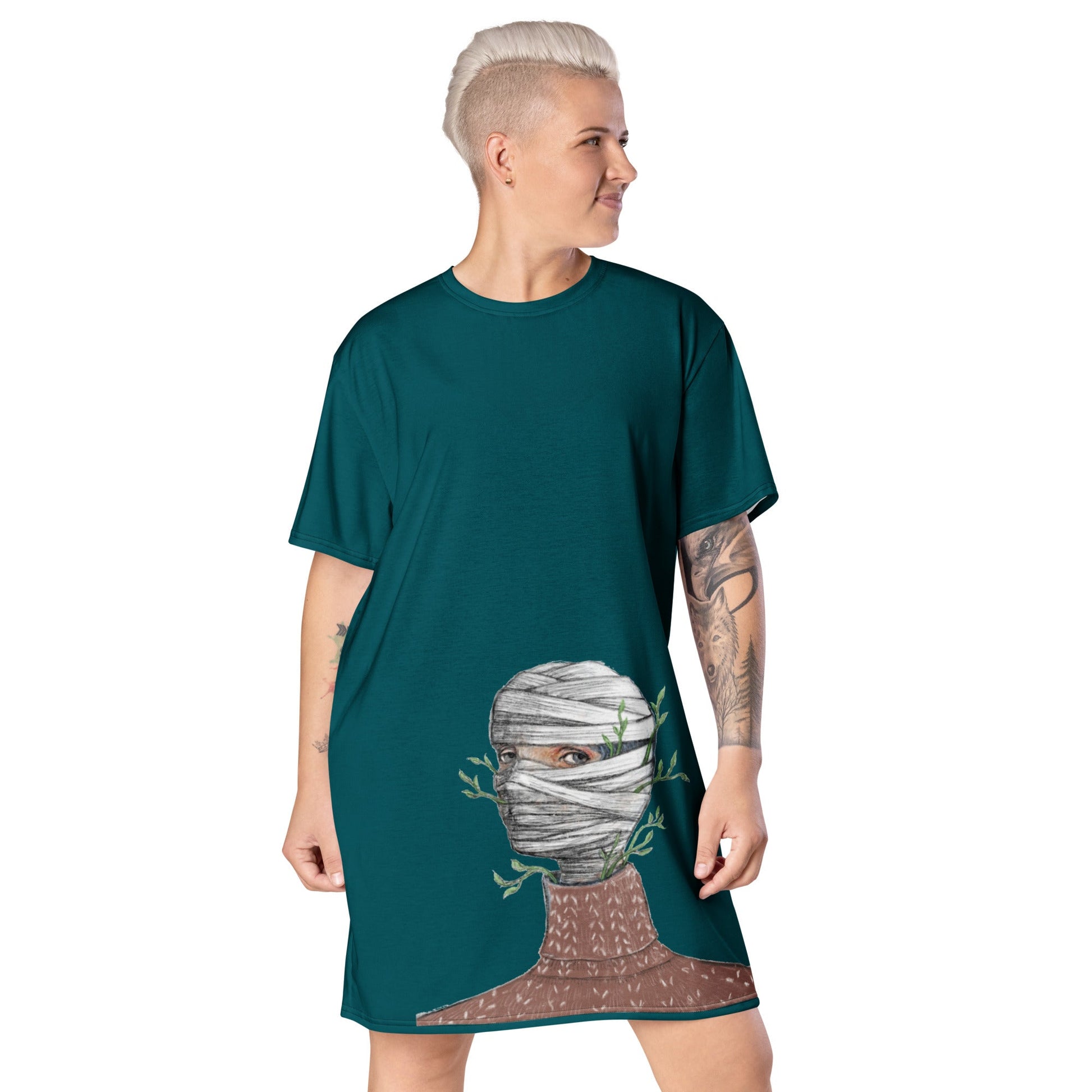 SEEDLING Women's T - Shirt Dress - BONOTEE