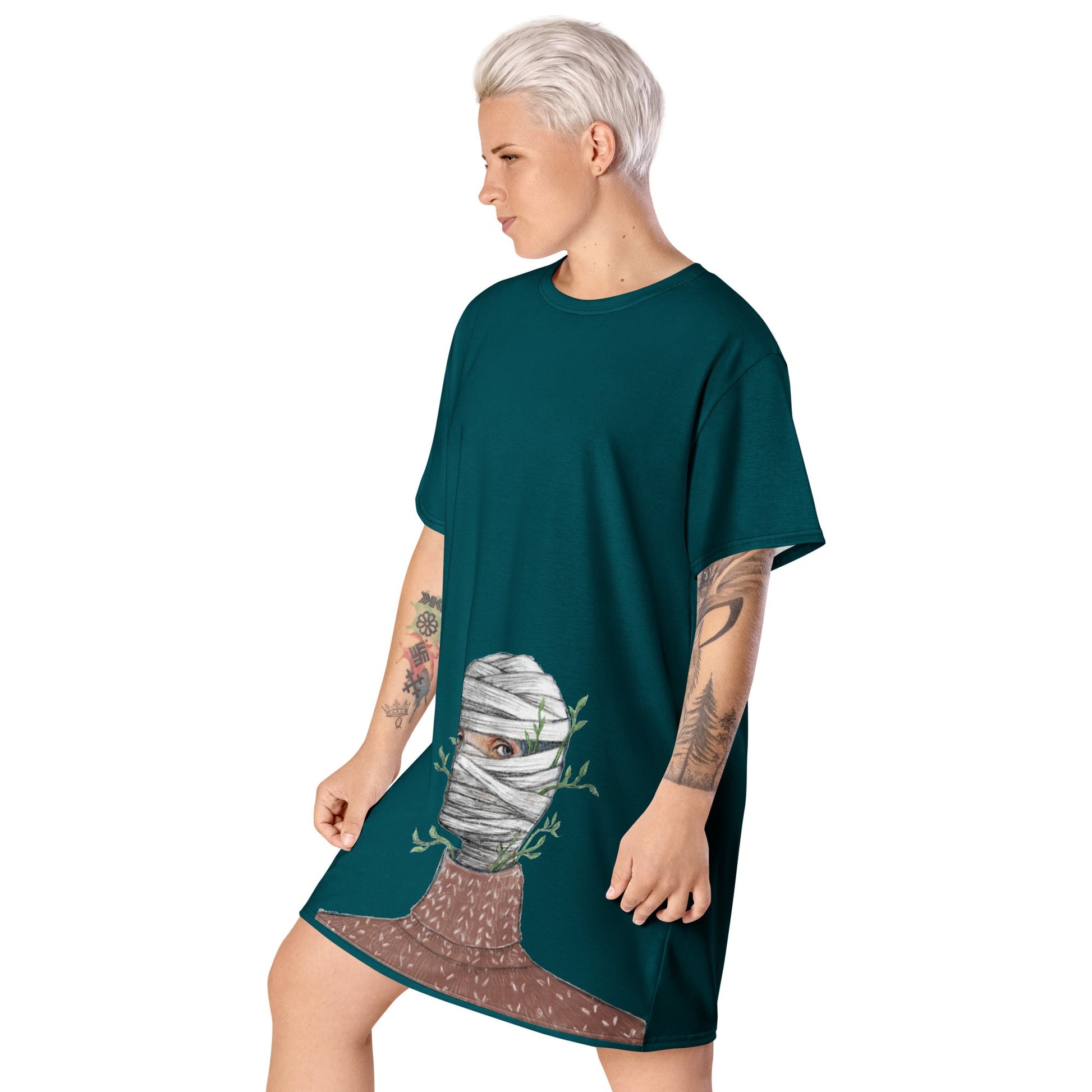 SEEDLING Women's T - Shirt Dress - BONOTEE