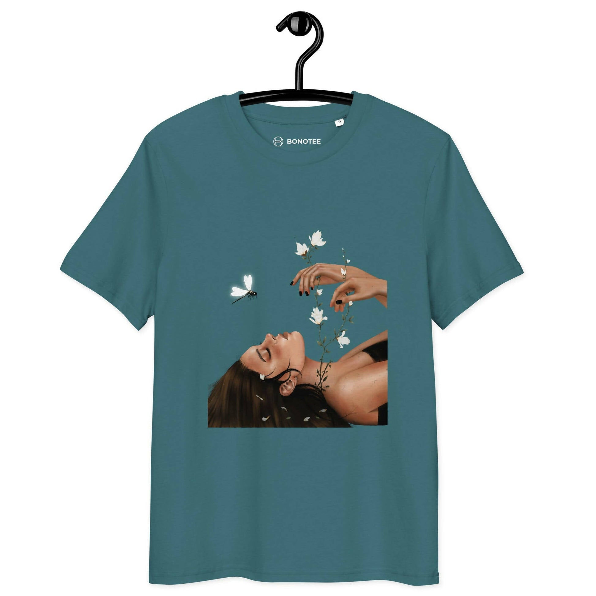 Short Sleeve Medium Fit Organic Women's T - Shirt NATURE'S LULLABY - BONOTEE