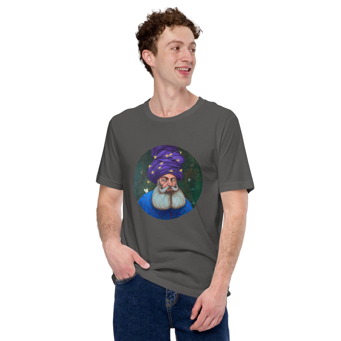 Short Sleeve Regular Fit Unisex T - Shirt THE PORTRAIT - BONOTEE