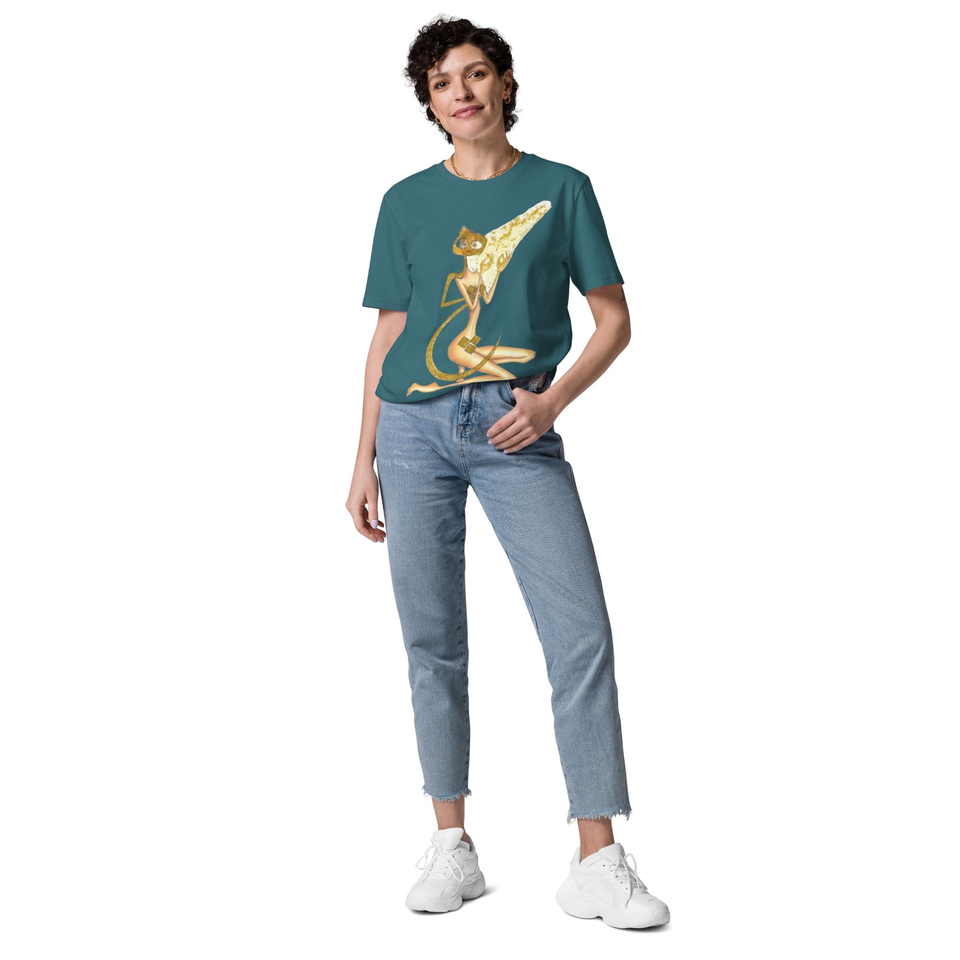 Short Sleeve Single Jersey Organic Cotton Women's T - Shirt HICH OR NOTHING - BONOTEE