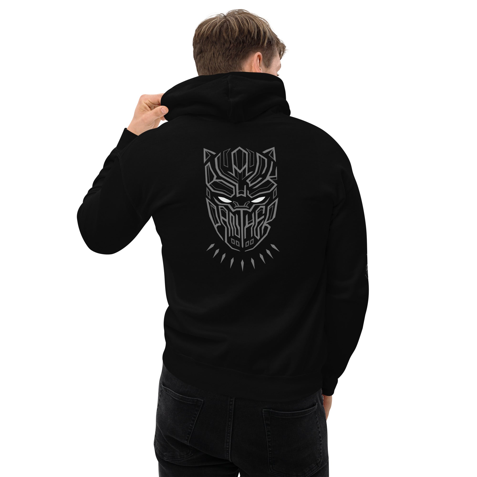 Black panther hoodie mens sale