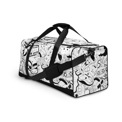 duffle-bag-watch-out-for-bikers-white