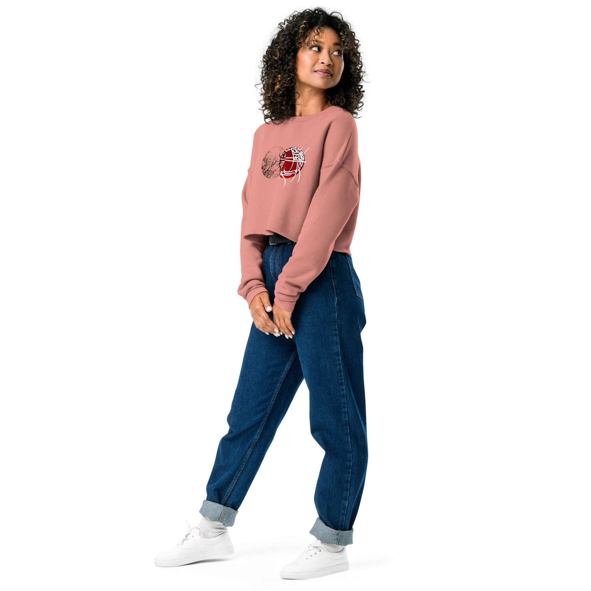 INTO THE MYSTIC Women's Crop Sweatshirt - Bonotee