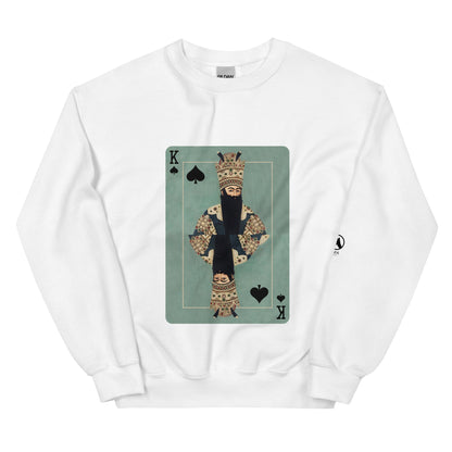 mens-fleece-sweatshirt-king-white