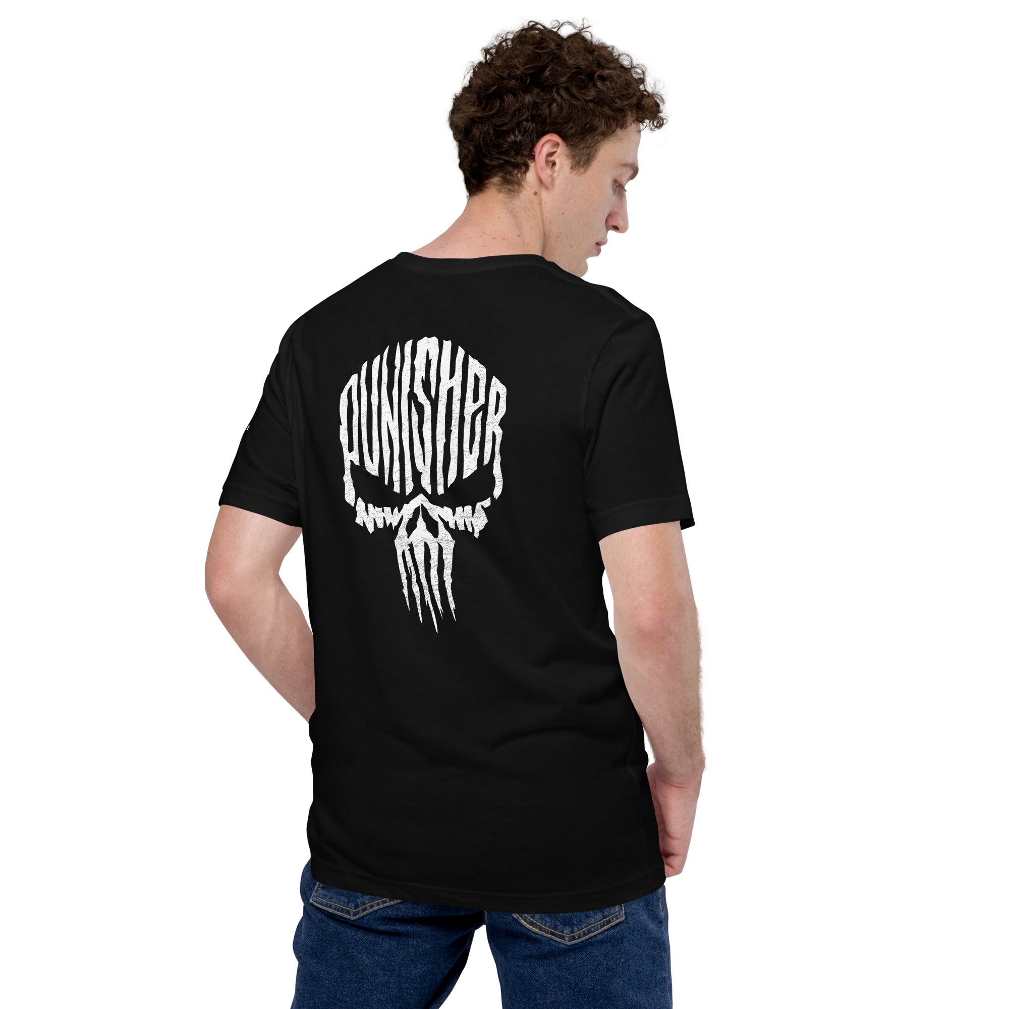 PUNISHER Men s T Shirt Back Print