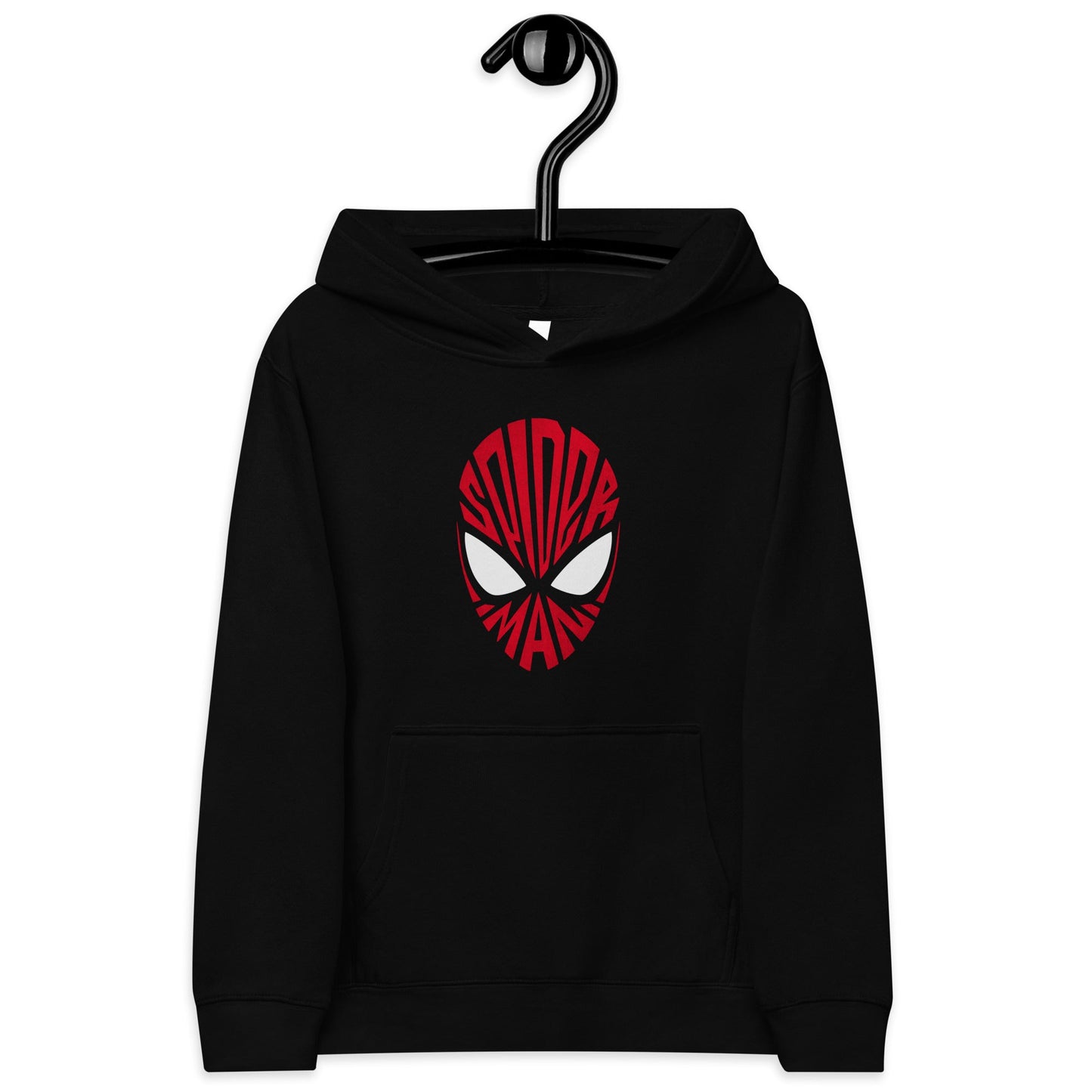 kids-fleece-hoodie-spider-man-black