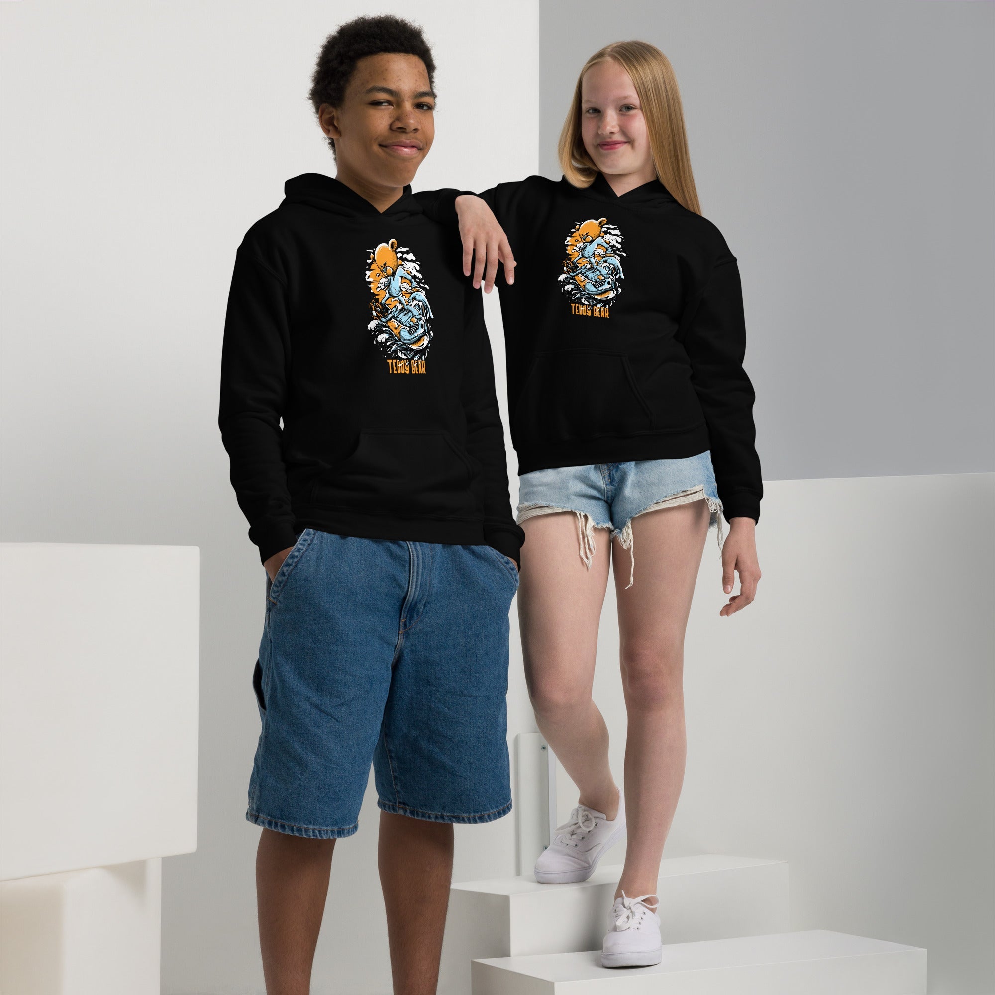 Teddy bear youth online hoodie