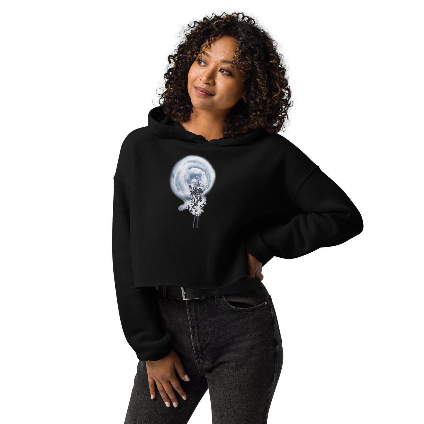 THE MOONY GIRL Women's Crop Hoodie - Bonotee