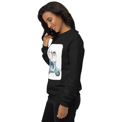 unisex-fleece-sweatshirt-vespa-black